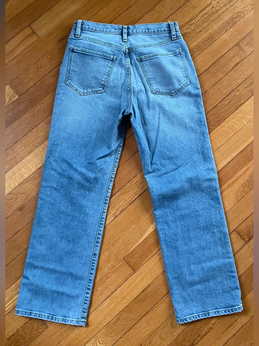 FRAME // Le Jane Ankle  straight leg jeans - Deepwater wash size 28 - Picture 5 of 13
